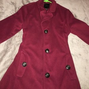 PRICE DROP Maroon peacoat